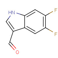 260267-07-0 5,6-difluoro-1H-indole-3-carbaldehyde chemical structure