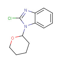 208398-29-2 2-chloro-1-(oxan-2-yl)benzimidazole chemical structure