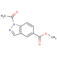 239075-26-4 methyl 1-acetylindazole-5-carboxylate chemical structure