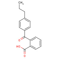 59581-77-0 2-(4-propylbenzoyl)benzoic acid chemical structure
