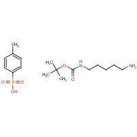 713520-27-5 tert-butyl N-(5-aminopentyl)carbamate;4-methylbenzenesulfonic acid chemical structure