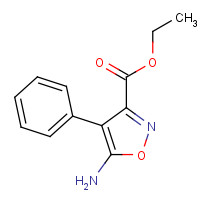 53983-15-6 ethyl 5-amino-4-phenyl-1,2-oxazole-3-carboxylate chemical structure