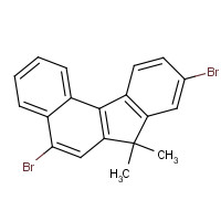 1056884-35-5 5,9-dibromo-7,7-dimethylbenzo[c]fluorene chemical structure