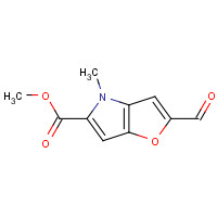 164667-56-5 methyl 2-formyl-4-methylfuro[3,2-b]pyrrole-5-carboxylate chemical structure