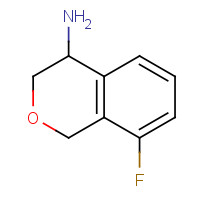 911826-00-1 8-fluoro-3,4-dihydro-1H-isochromen-4-amine chemical structure