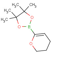 1025707-93-0 2-(3,4-dihydro-2H-pyran-6-yl)-4,4,5,5-tetramethyl-1,3,2-dioxaborolane chemical structure
