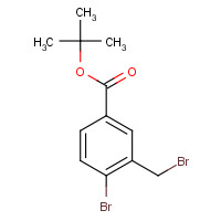 503859-17-4 tert-butyl 4-bromo-3-(bromomethyl)benzoate chemical structure