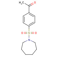 333787-87-4 1-[4-(azepan-1-ylsulfonyl)phenyl]ethanone chemical structure