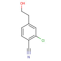 1374358-22-1 2-chloro-4-(2-hydroxyethyl)benzonitrile chemical structure