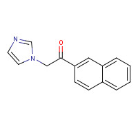 64212-22-2 2-imidazol-1-yl-1-naphthalen-2-ylethanone chemical structure