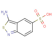 53815-74-0 3-amino-2,1-benzothiazole-5-sulfonic acid chemical structure