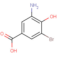 860182-21-4 3-amino-5-bromo-4-hydroxybenzoic acid chemical structure