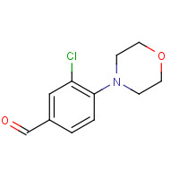 886500-23-8 3-chloro-4-morpholin-4-ylbenzaldehyde chemical structure