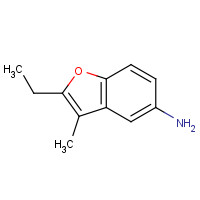 1033693-15-0 2-ethyl-3-methyl-1-benzofuran-5-amine chemical structure
