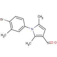 347331-84-4 1-(4-bromo-3-methylphenyl)-2,5-dimethylpyrrole-3-carbaldehyde chemical structure