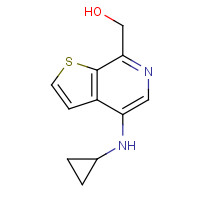 1318242-86-2 [4-(cyclopropylamino)thieno[2,3-c]pyridin-7-yl]methanol chemical structure