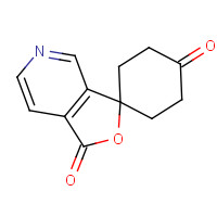 328233-20-1 spiro[cyclohexane-4,3'-furo[3,4-c]pyridine]-1,1'-dione chemical structure