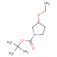 207746-96-1 tert-butyl 3-ethoxypyrrolidine-1-carboxylate chemical structure
