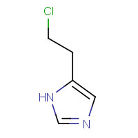 13518-55-3 5-(2-chloroethyl)-1H-imidazole chemical structure