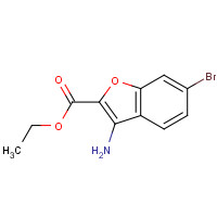 887250-14-8 ethyl 3-amino-6-bromo-1-benzofuran-2-carboxylate chemical structure