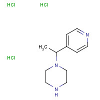 521914-40-9 1-(1-pyridin-4-ylethyl)piperazine;trihydrochloride chemical structure