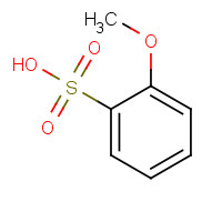 34256-00-3 2-methoxybenzenesulfonic acid chemical structure
