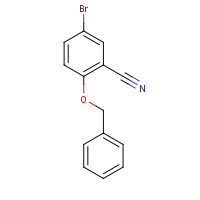 835898-37-8 5-bromo-2-phenylmethoxybenzonitrile chemical structure