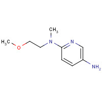 939376-46-2 2-N-(2-methoxyethyl)-2-N-methylpyridine-2,5-diamine chemical structure