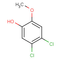 2460-49-3 4,5-dichloro-2-methoxyphenol chemical structure