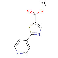 89401-52-5 methyl 2-pyridin-4-yl-1,3-thiazole-5-carboxylate chemical structure