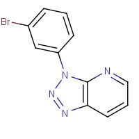 66194-08-9 3-(3-bromophenyl)triazolo[4,5-b]pyridine chemical structure