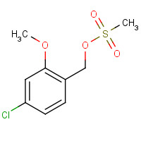 1539311-13-1 (4-chloro-2-methoxyphenyl)methyl methanesulfonate chemical structure