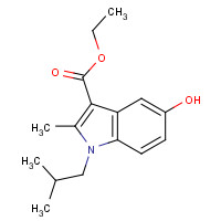 61793-35-9 ethyl 5-hydroxy-2-methyl-1-(2-methylpropyl)indole-3-carboxylate chemical structure