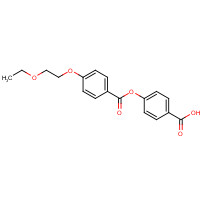 52956-41-9 4-[4-(2-ethoxyethoxy)benzoyl]oxybenzoic acid chemical structure