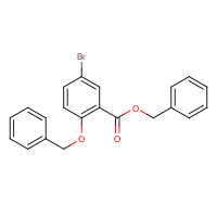 850350-09-3 benzyl 5-bromo-2-phenylmethoxybenzoate chemical structure