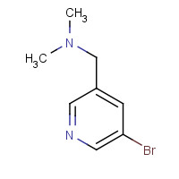 908864-98-2 1-(5-bromopyridin-3-yl)-N,N-dimethylmethanamine chemical structure