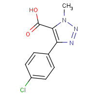 1402465-84-2 5-(4-chlorophenyl)-3-methyltriazole-4-carboxylic acid chemical structure