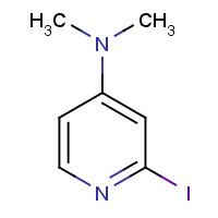 396092-83-4 2-iodo-N,N-dimethylpyridin-4-amine chemical structure