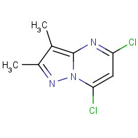 1500104-08-4 5,7-dichloro-2,3-dimethylpyrazolo[1,5-a]pyrimidine chemical structure