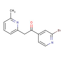 656257-70-4 1-(2-bromopyridin-4-yl)-2-(6-methylpyridin-2-yl)ethanone chemical structure