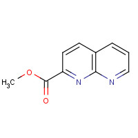 125902-26-3 methyl 1,8-naphthyridine-2-carboxylate chemical structure