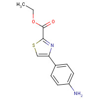491577-82-3 ethyl 4-(4-aminophenyl)-1,3-thiazole-2-carboxylate chemical structure