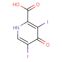 856835-95-5 3,5-diiodo-4-oxo-1H-pyridine-2-carboxylic acid chemical structure