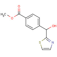 482604-57-9 methyl 4-[hydroxy(1,3-thiazol-2-yl)methyl]benzoate chemical structure