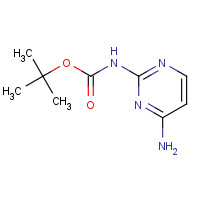 262295-93-2 tert-butyl N-(4-aminopyrimidin-2-yl)carbamate chemical structure