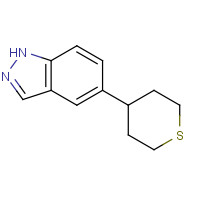 885272-59-3 5-(thian-4-yl)-1H-indazole chemical structure