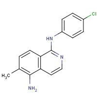 1093101-72-4 1-N-(4-chlorophenyl)-6-methylisoquinoline-1,5-diamine chemical structure