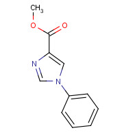 116343-89-6 methyl 1-phenylimidazole-4-carboxylate chemical structure