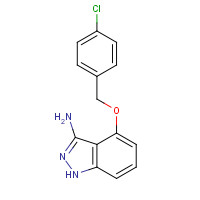 871708-38-2 4-[(4-chlorophenyl)methoxy]-1H-indazol-3-amine chemical structure