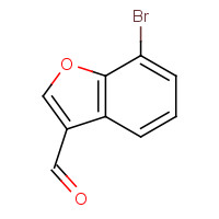 1368142-94-2 7-bromo-1-benzofuran-3-carbaldehyde chemical structure